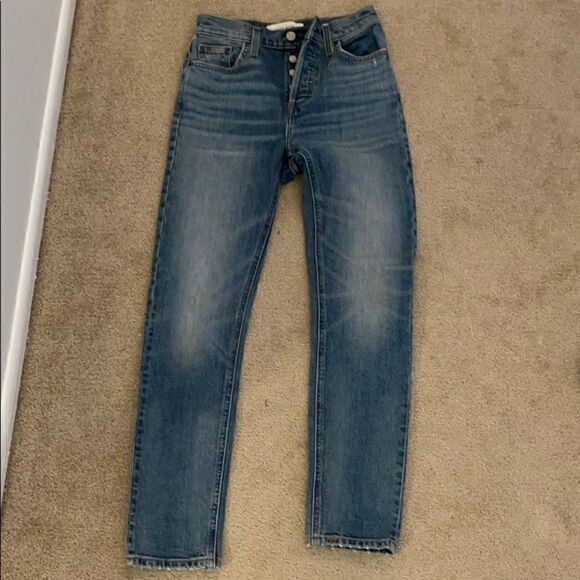 Denim Forum NWOT 23 straight denim - Picture 1 of 4